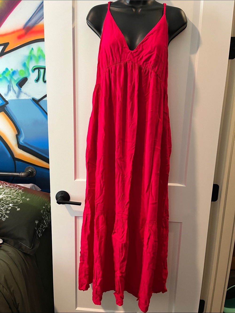 Fushia Spaghetti-Strap Maxi Dress - Women's Summer Dress